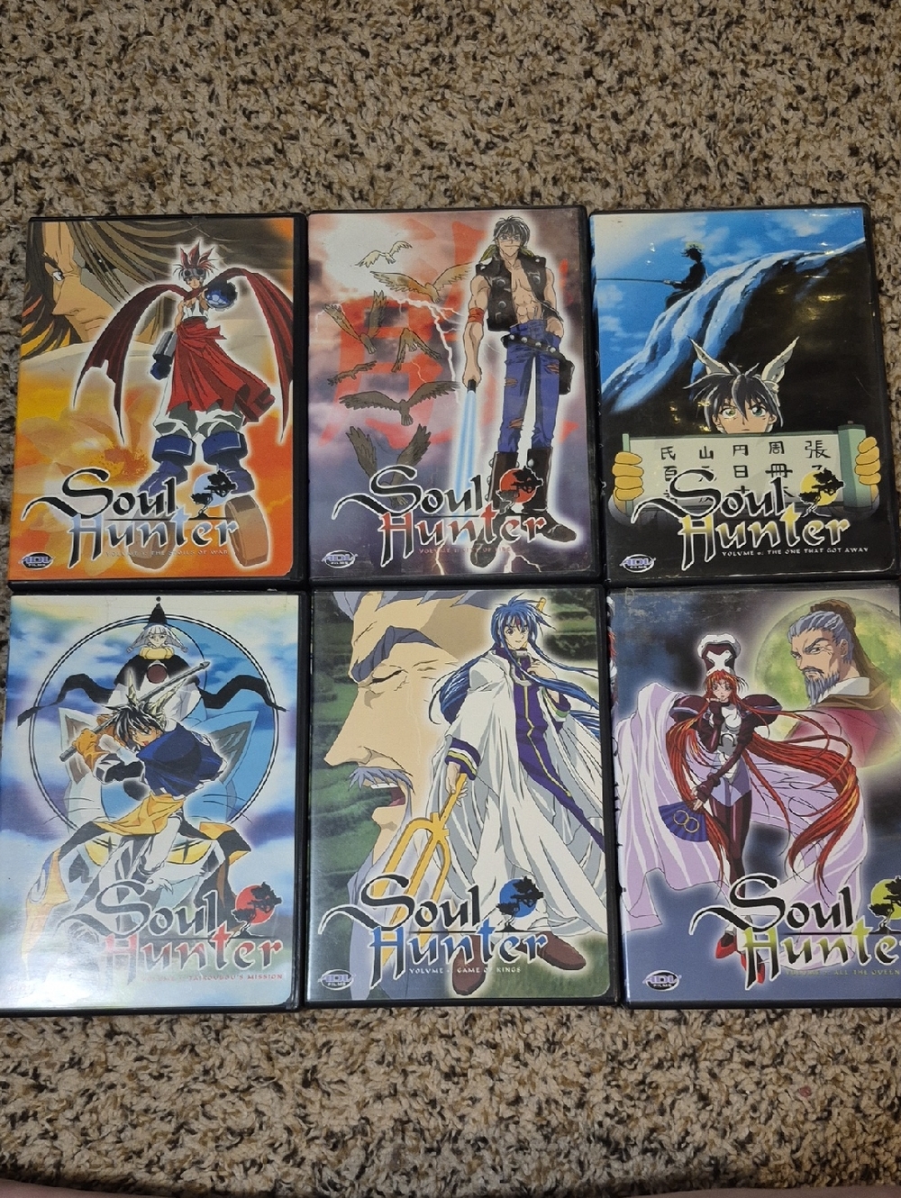 Soul Hunter Anime DVD Set - Multicolor Covers
